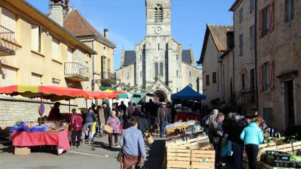 Der Trüffelmarkt in Quercy, Frankreich